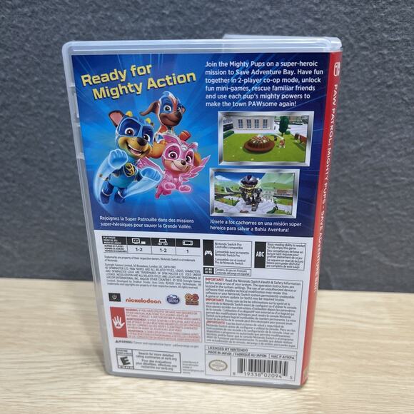 Nintendo Switch PAW Patrol Mighty Pups Save Adventure Bay Video Game Rated E - Picture 3 of 3